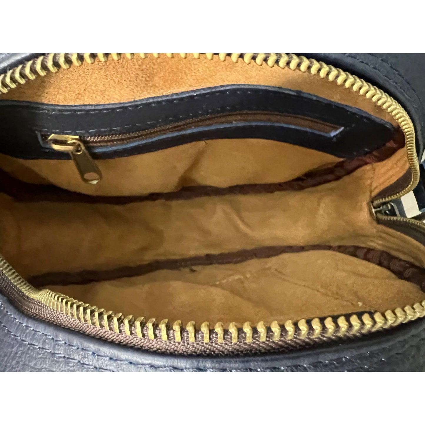 Benjamin's Leather Navy Circle Bag