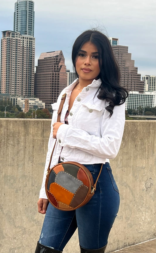 Benjamin's Leatherᵀᴹ "THE VINTAGE CIRCLE BAG"