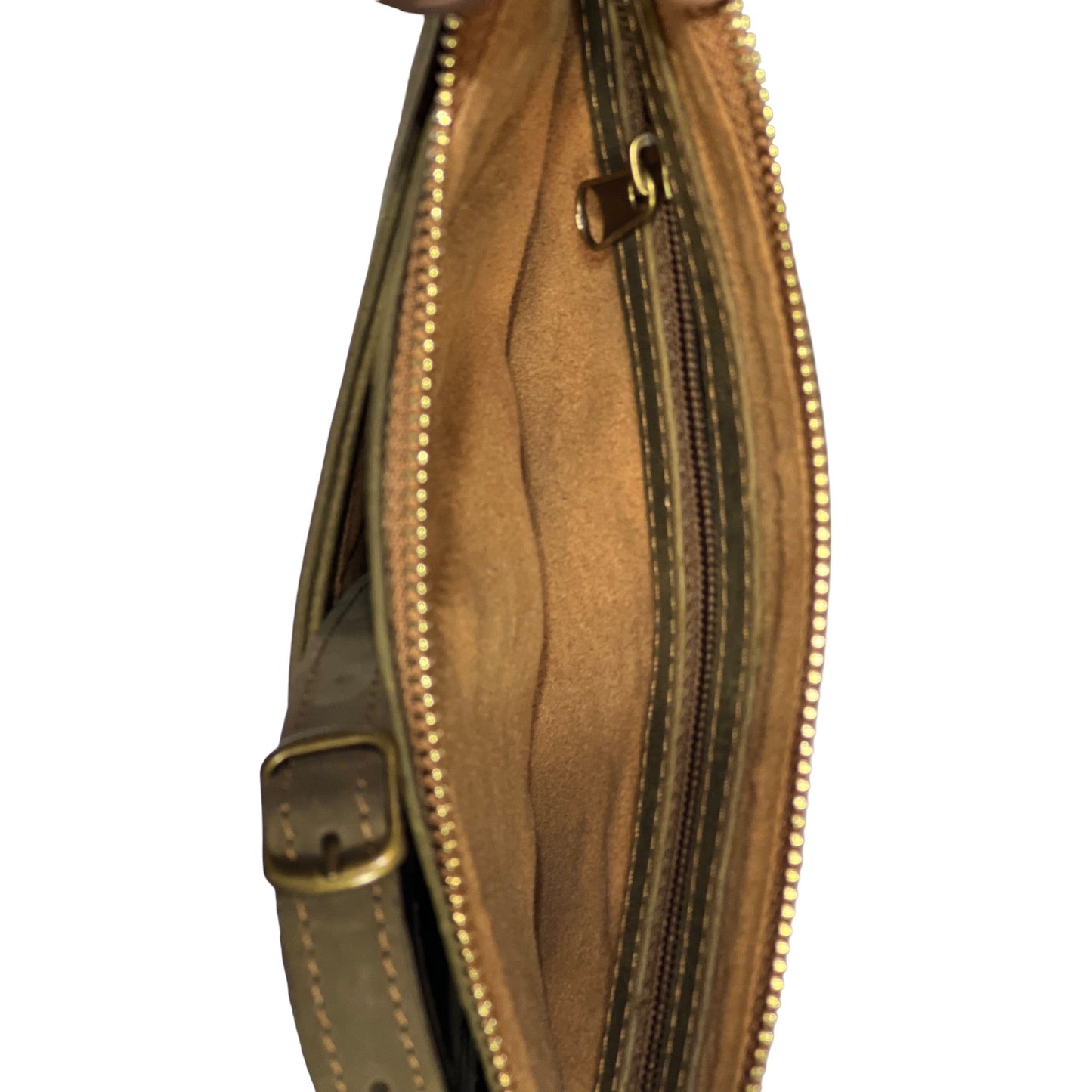 Benjamin's Leather ᵀᴹ FULL-GRAIN LEATHER "CROSSBODY BAG"