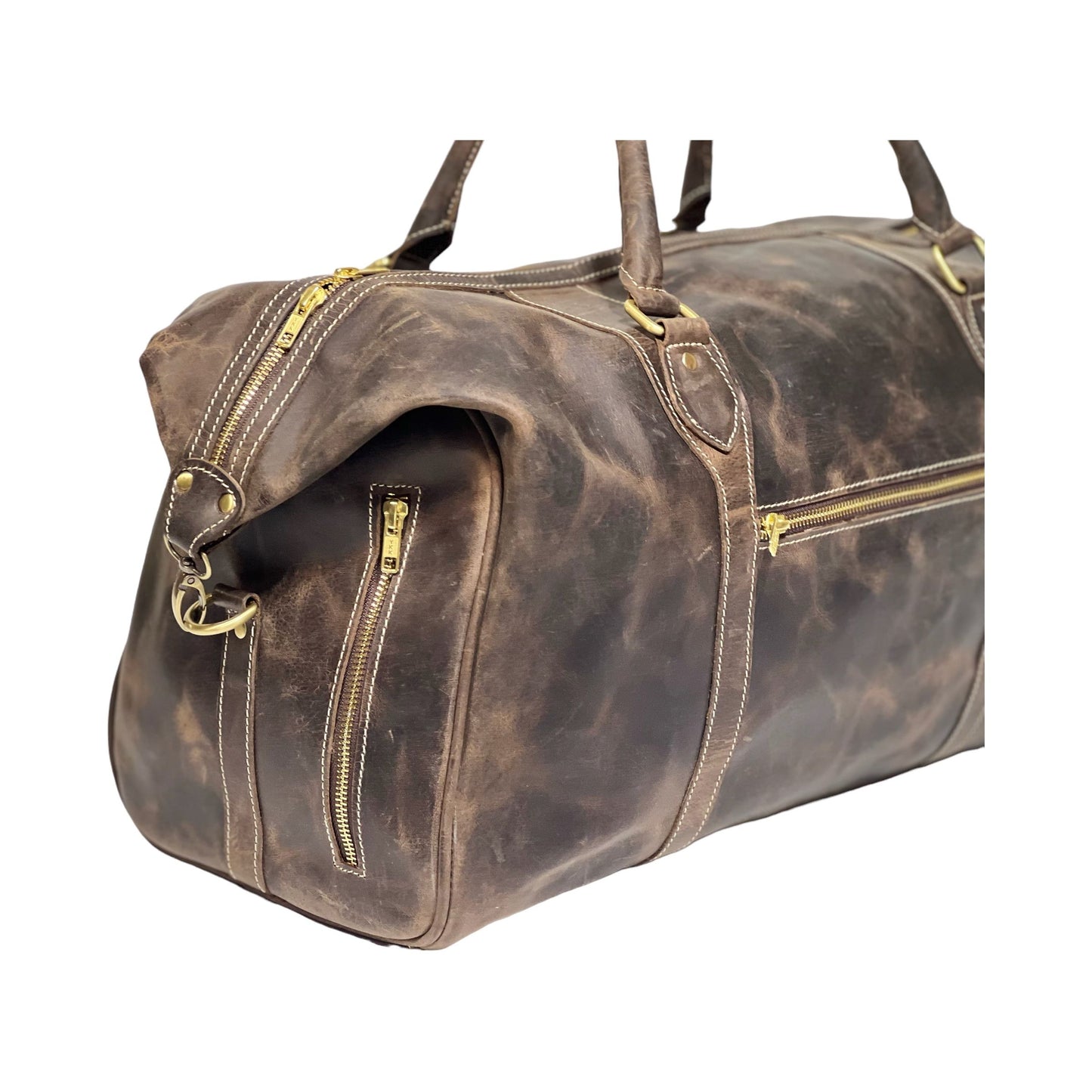 Benjamin's Leatherᵀᴹ "THE BUFFALO DUFFEL BAG"